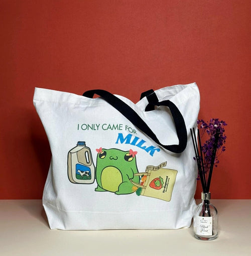 I Only Came for Milk | The "Accidental" Big Shop Tote