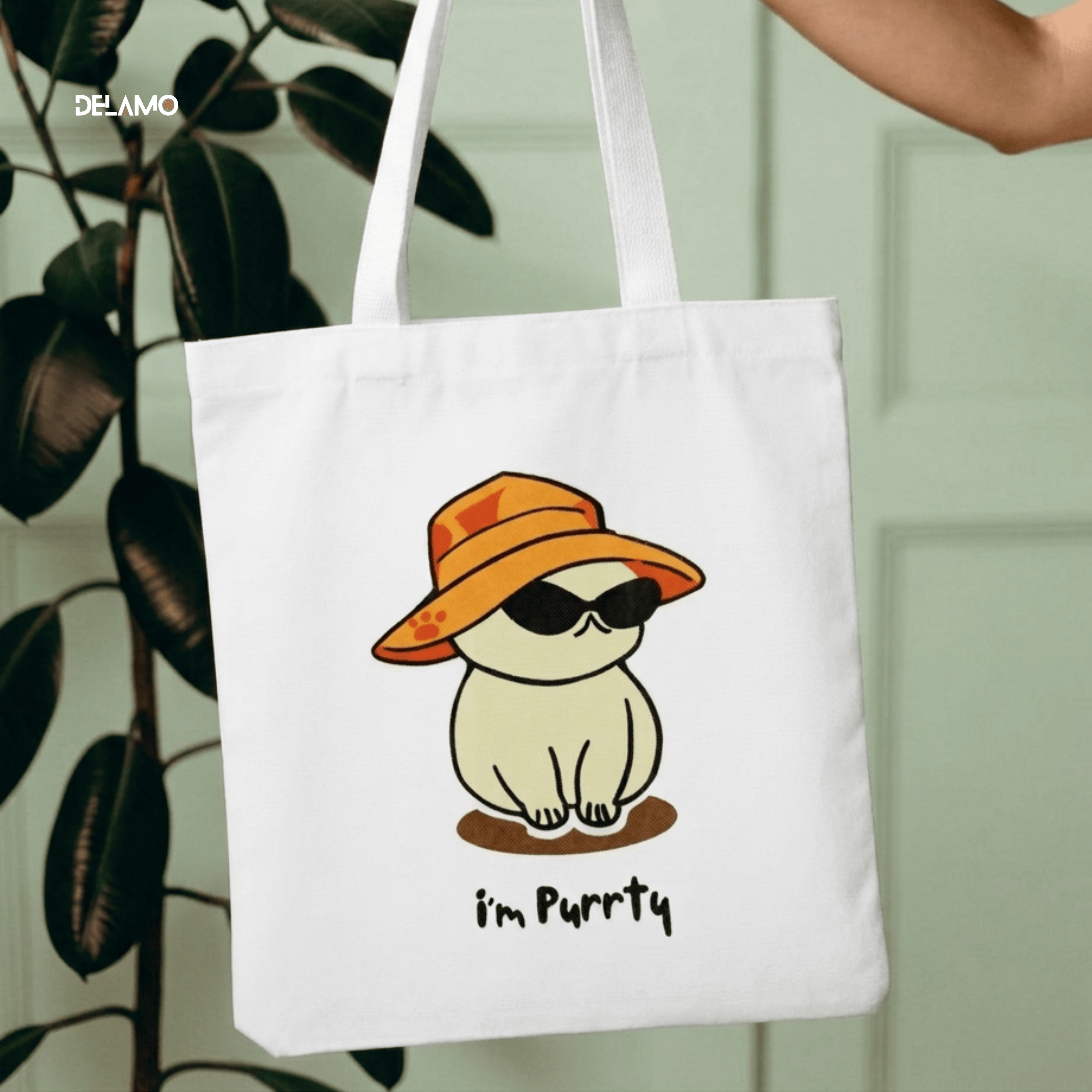I’m Purrty | Quirky Irish Designed Tote Bag
